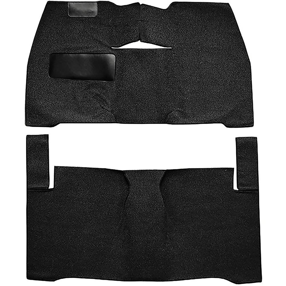 1953-54 Chevrolet Bel Air 2-Door Complete Cut & Sewn Carpet Set Loop Black