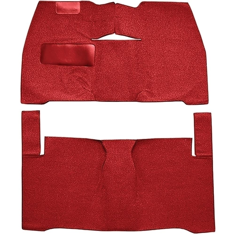 1953-54 Chevrolet Bel Air, One-Fifty, Two-Ten 2-Door Complete Cut & Sewn Carpet Set Daytona Red