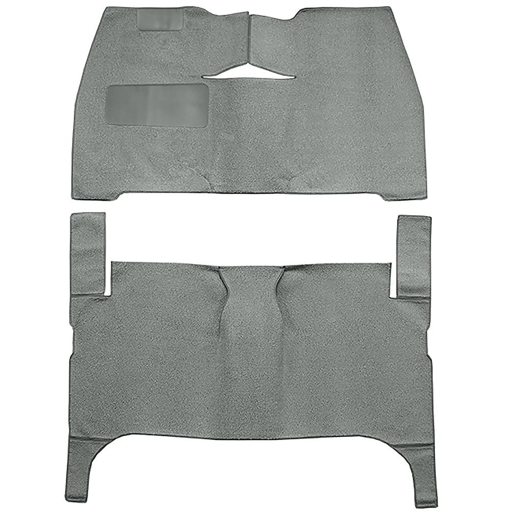 1953-54 Chevrolet Two-Ten Series 4-Door Complete Cut & Sewn Carpet Set Loop Gunmetal Gray