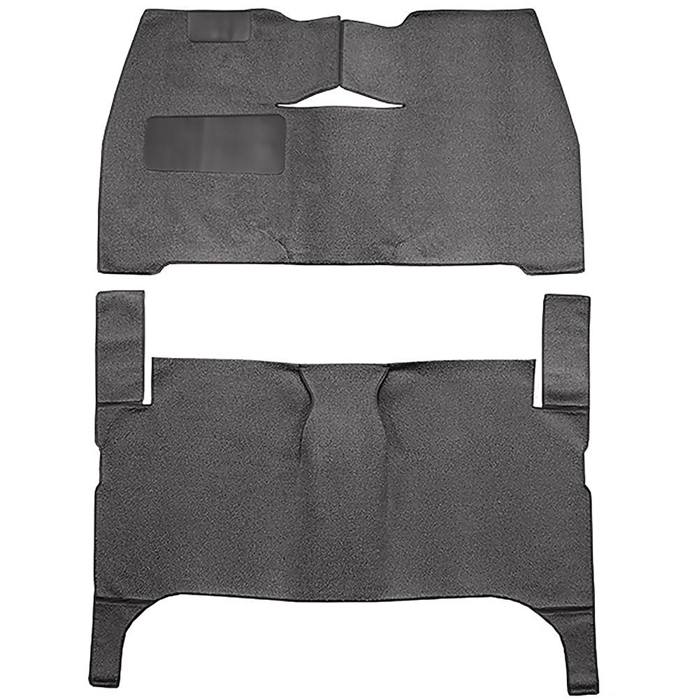 1953-54 Chevrolet Two-Ten Series 4-Door Complete Cut & Sewn Carpet Set Loop Charcoal