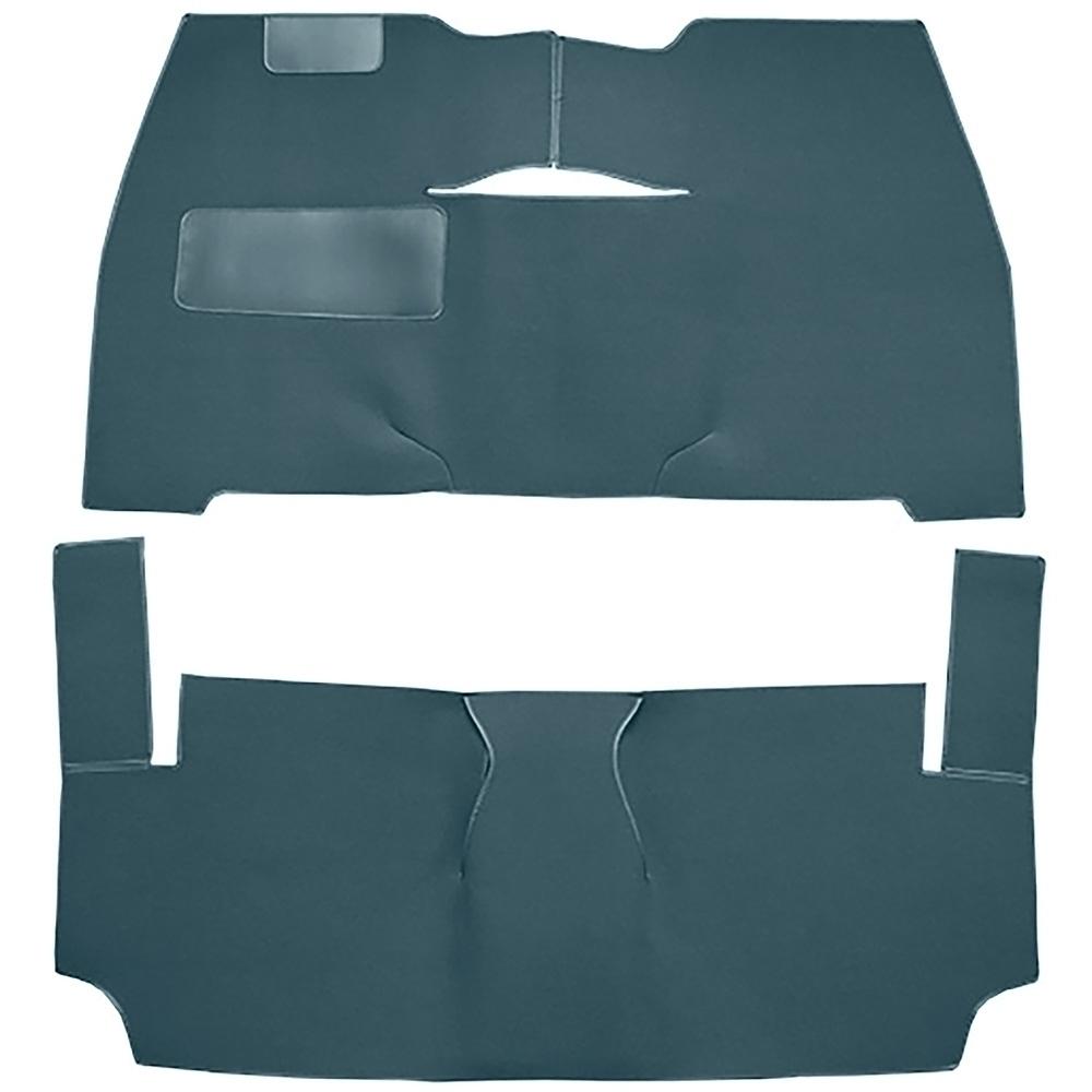 1953-54 Chevrolet Bel Air, Two-Ten Coupe/Hardtop/Convertible 2-Door Complete Cut & Sewn Carpet Set Daytona Gray