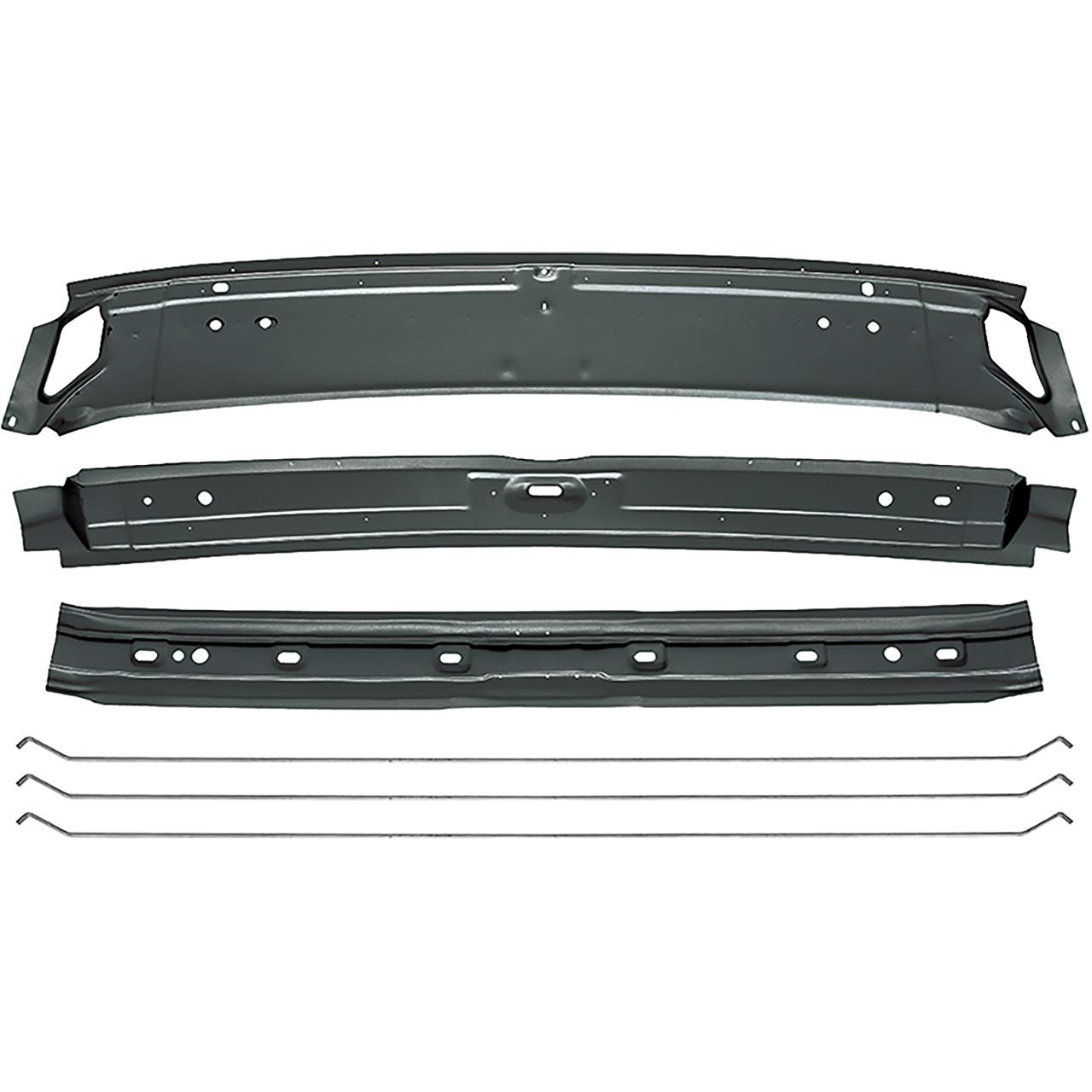 1968-72 El Camino 1971-72 Sprint Roof Panel Brace Set with Headliner Bows 6-Piece