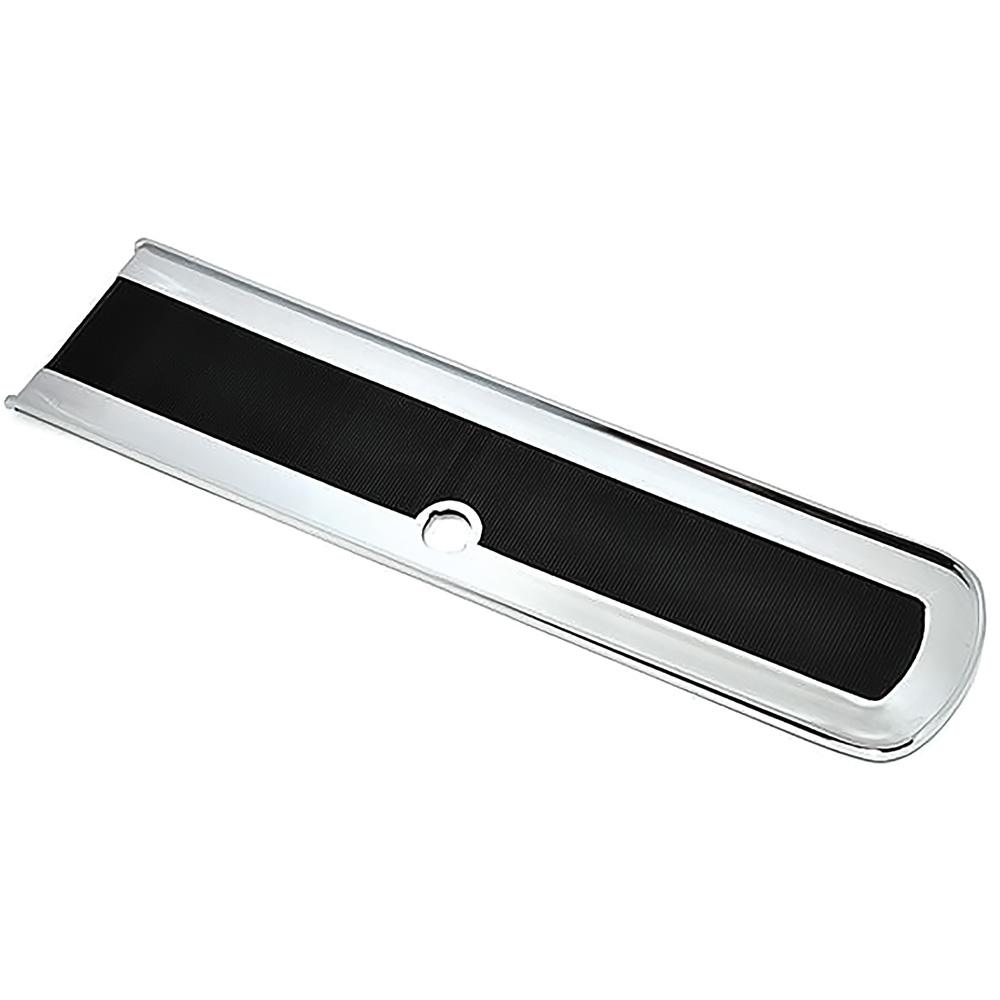 1964-69 Oldsmobile Cutlass, 442 Manual Transmission Center Console Door/Lid Black & Chrome