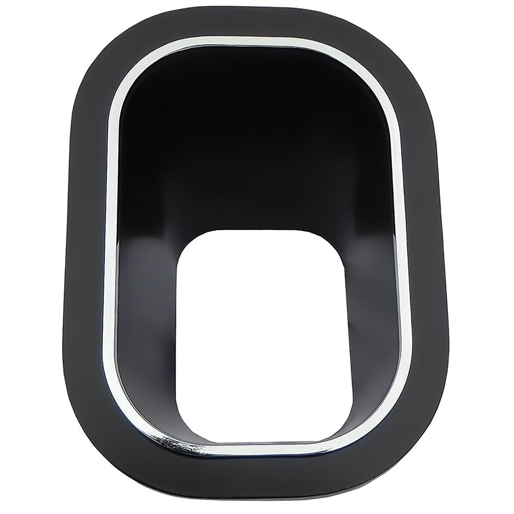 1965-67 Pontiac GTO, LeMans, Tempest Manual Transmission Shifter Boot Bezel Black & Chrome