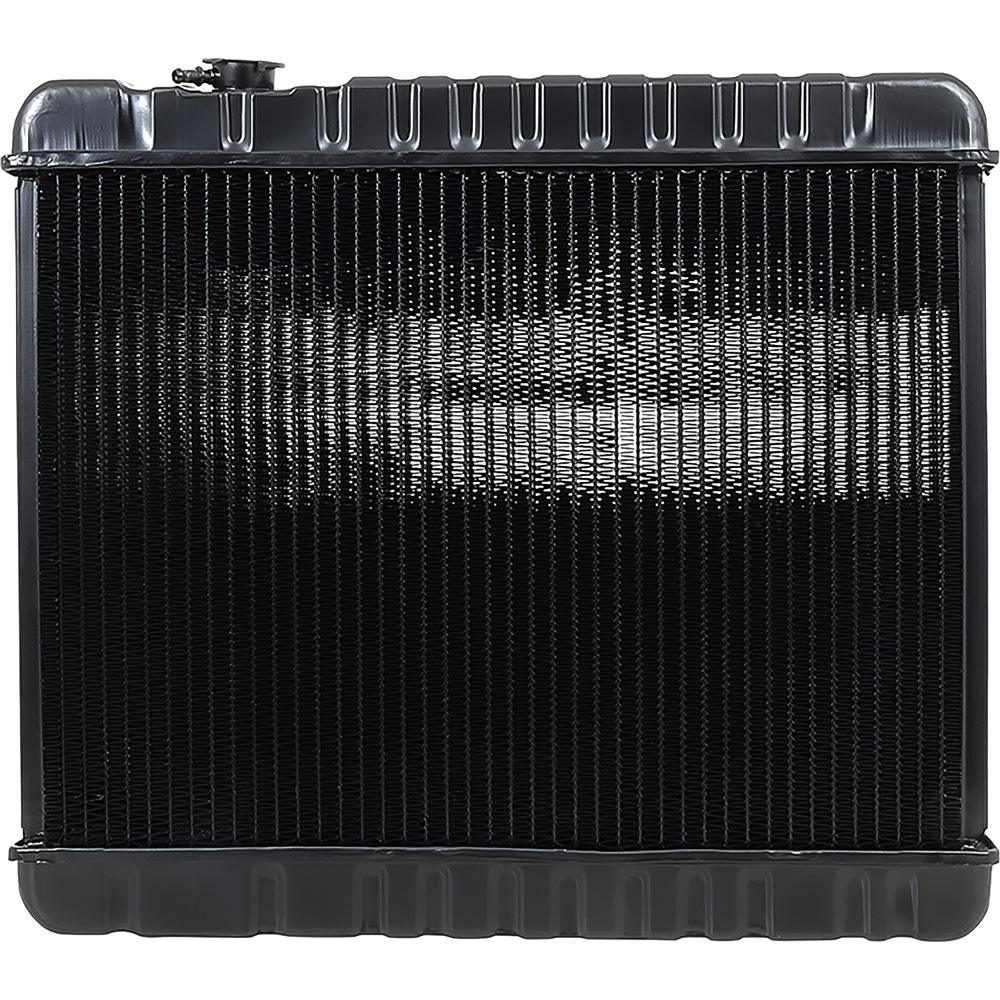 1963-66 GM Truck L6 / V8 AT 4 Row Copper/Brass Radiator (17-3/8" x 24-3/4" x 2-5/8" Core)