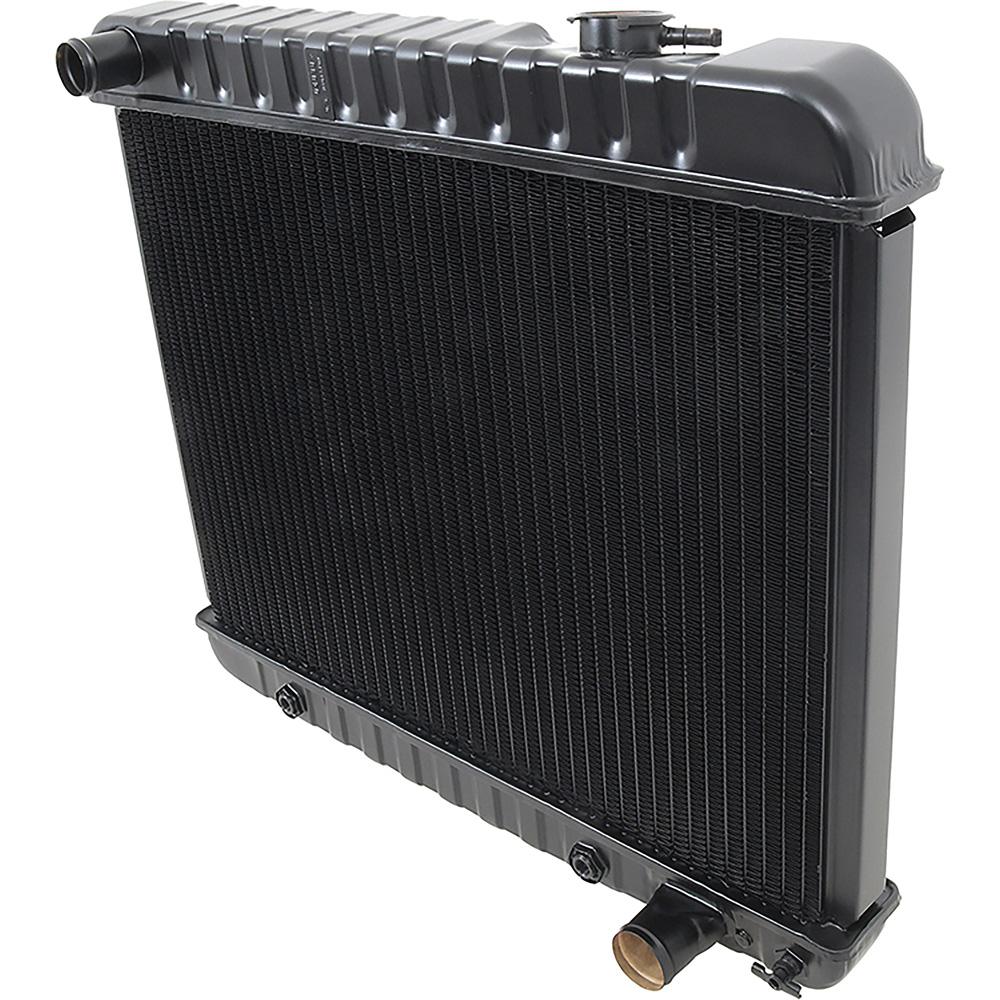1963-66 GM Truck L6 / V8 with AT 3 Row Copper/Brass Radiator (17-3/8" x 24-3/4" x 2" Core)
