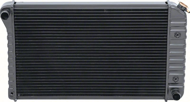 1973-77 Chevrolet Truck V8 with AT 4 Row Copper/Brass Radiator (17" x 28-3/8" x 2-5/8" Core)