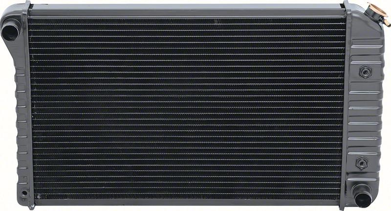 1973-77 Chevrolet Truck V8 with AT 4 Row Copper/Brass Radiator (19-1/2" x 28-3/8" x 2-5/8" Core)