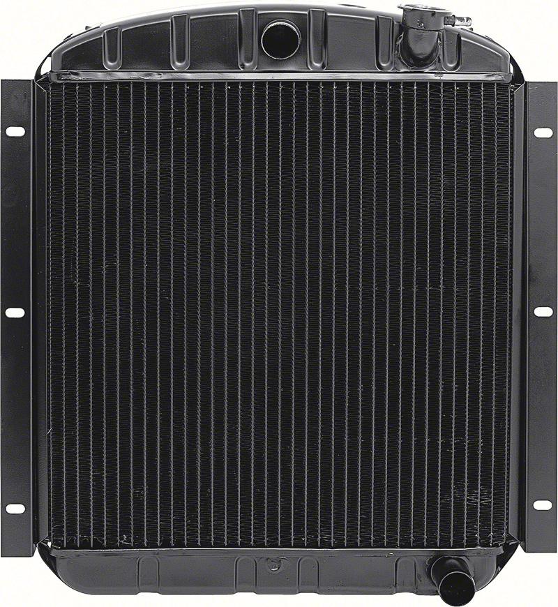1947-55 GMC Truck L6 / V8 with MT 3 Row Copper/Brass Radiator (20-3/4" x 19-3/4" x 2" Core)