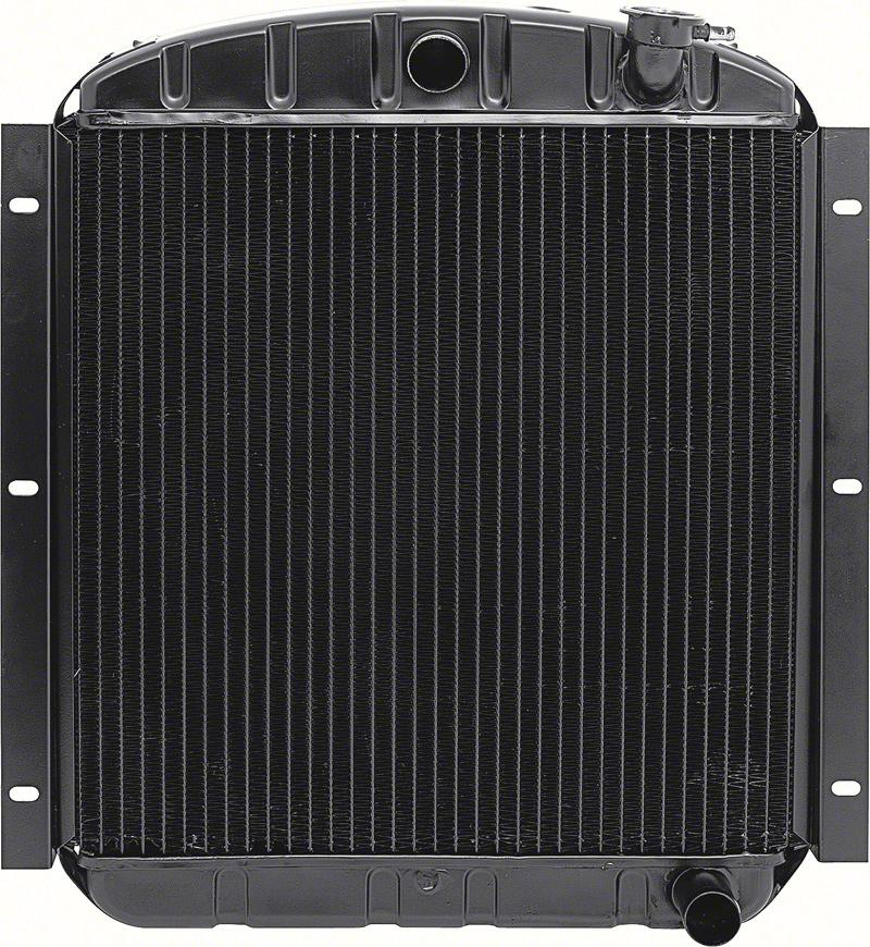 1947-55 GMC Truck V8 with MT 4 Row Copper/Brass Radiator (20-3/4" x 19-3/4" x 2-5/8" Core)