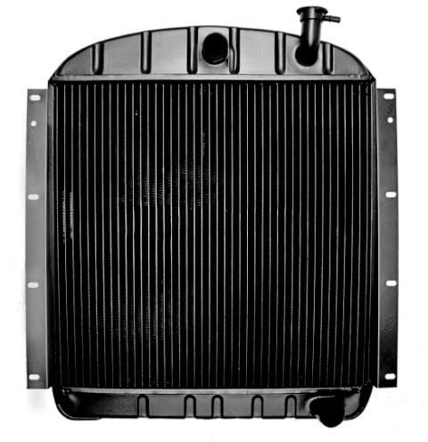 1955-59 GMC Truck with Pontiac V8 and MT 3 Row Copper/Brass Radiator (22-3/8" x 23-1/2" x 2")