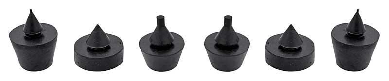 1955-59 Chevrolet, GMC Pickup Truck Door Rubber Bumper Set 6 Piece Set