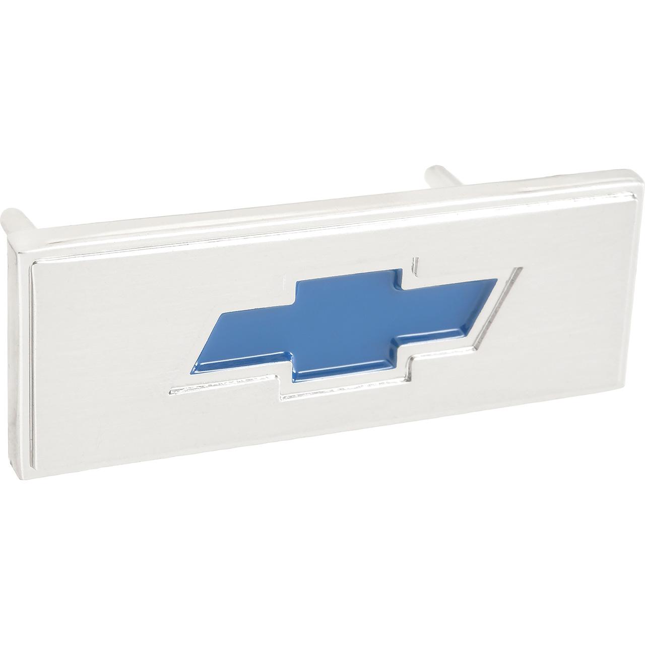 1967-72 Chevrolet Truck, Suburban, 1969-72 Blazer Center Console Emblem Blue Bowtie Includes Retaining Nuts