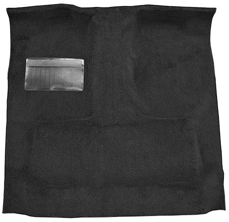 1972-73 Dodge D-Series Pickup Truck Regular Cab 2WD/Automatic Loop Carpet Set Black