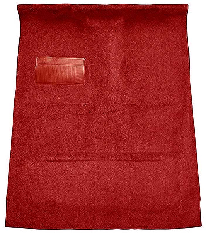 1974-93 Dodge D-Series Pickup Extended Cab 2WD/Automatic Cutpile Carpet Set Dark Red