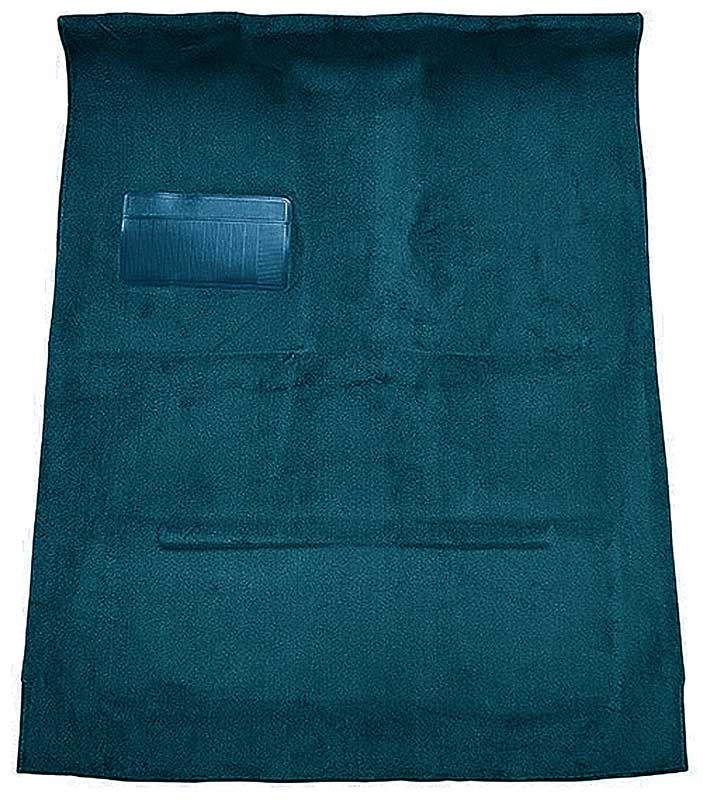 1974-93 Dodge D-Series Pickup Extended Cab 2WD/Automatic Cutpile Carpet Set Blue
