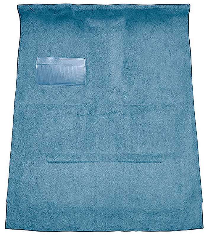 1974-93 Dodge D-Series Pickup Extended Cab 2WD/Automatic Cutpile Carpet Set Blue