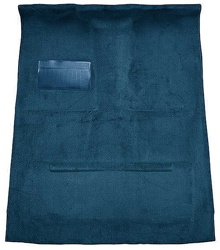 1974-93 Dodge D-Series Pickup Extended Cab 2WD/Automatic Cutpile Carpet Set Dark Blue