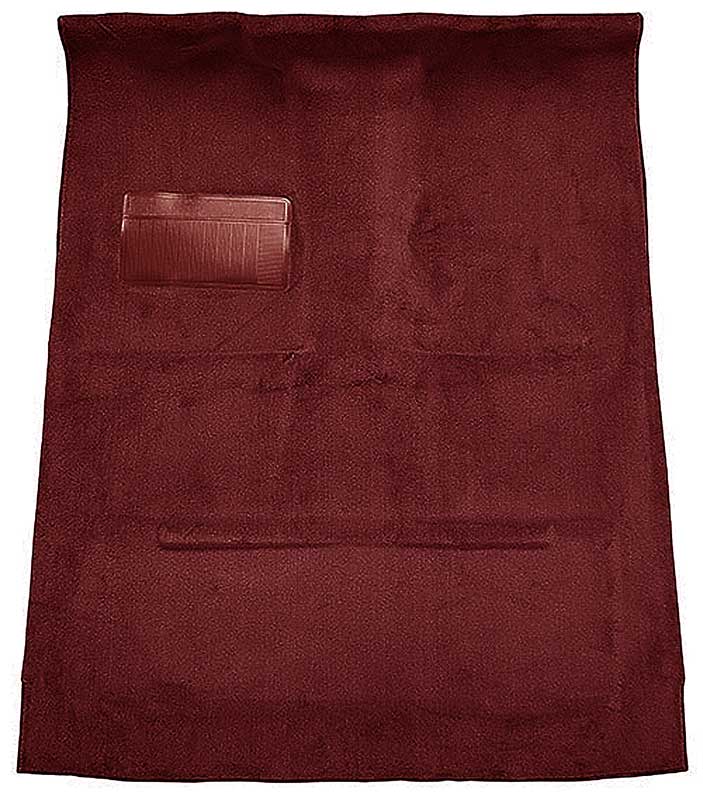 1974-93 Dodge D-Series Pickup Extended Cab 2WD/Automatic Cutpile Carpet Set Maroon