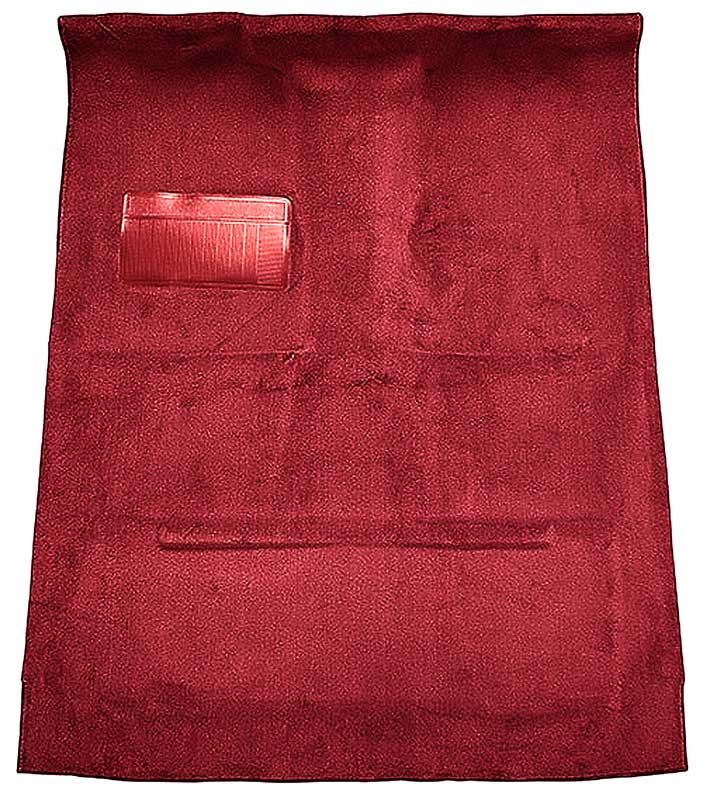 1973 Dodge D-Series Pickup Extended Cab 2WD/Automatic Loop Carpet Set Red