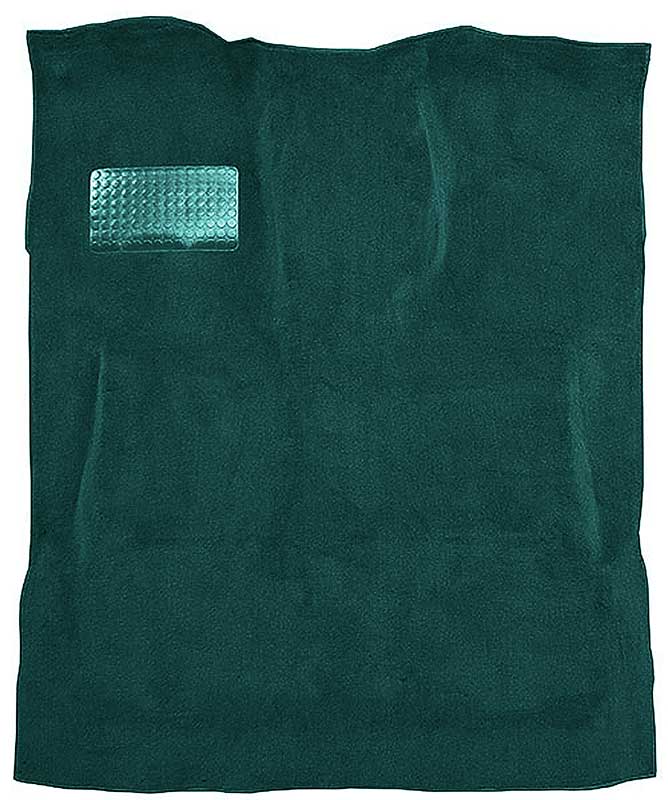1974-93 Dodge D/W Series Pickup Truck Extended Cab 2WD/Manual 4WD/All Cutpile Carpet Set Blue Green