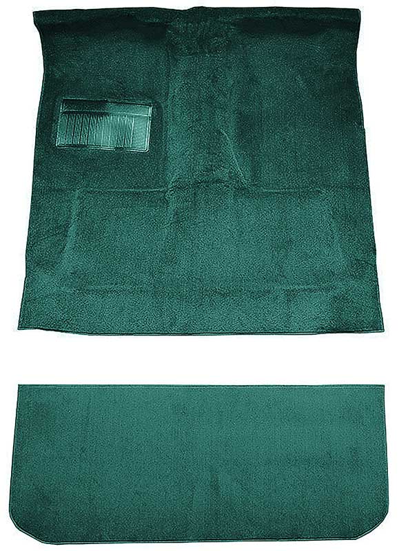 1978-79 Dodge D150 Li'l Red Express Automatic Cutpile Carpet Set Blue Green
