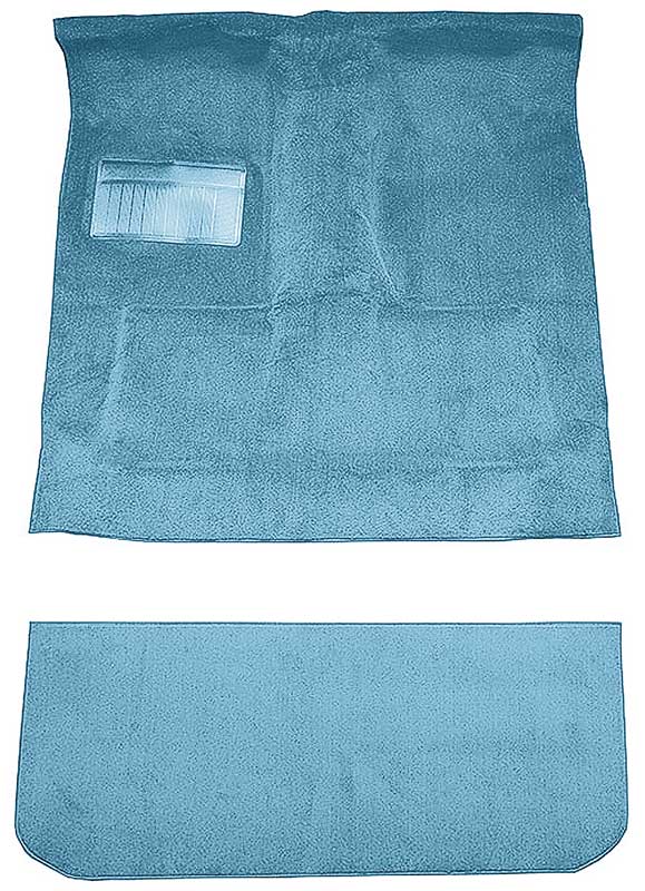 1978-79 Dodge D150 Li'l Red Express Automatic Cutpile Carpet Set Blue