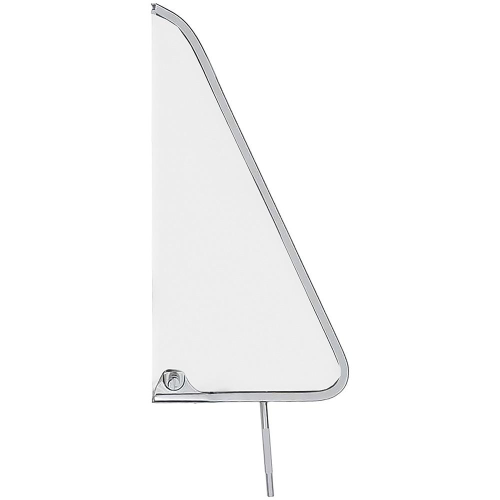 1964-66 Chevrolet, GMC Truck, Panel, Suburban Vent Glass With Frame Chrome Plated Clear Glass LH, Driver Side