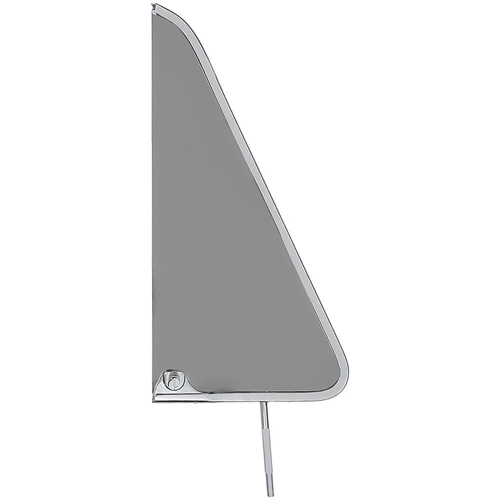 1964-66 Chevrolet, GMC Truck, Panel, Suburban Vent Glass With Frame Chrome Plated Smoke Gray Tinted Glass LH, Driver Side