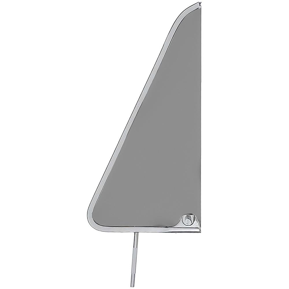 1964-66 Chevrolet, GMC Truck, Panel, Suburban Vent Glass With Frame Chrome Plated Smoke Gray Tinted Glass RH, Passenger Side