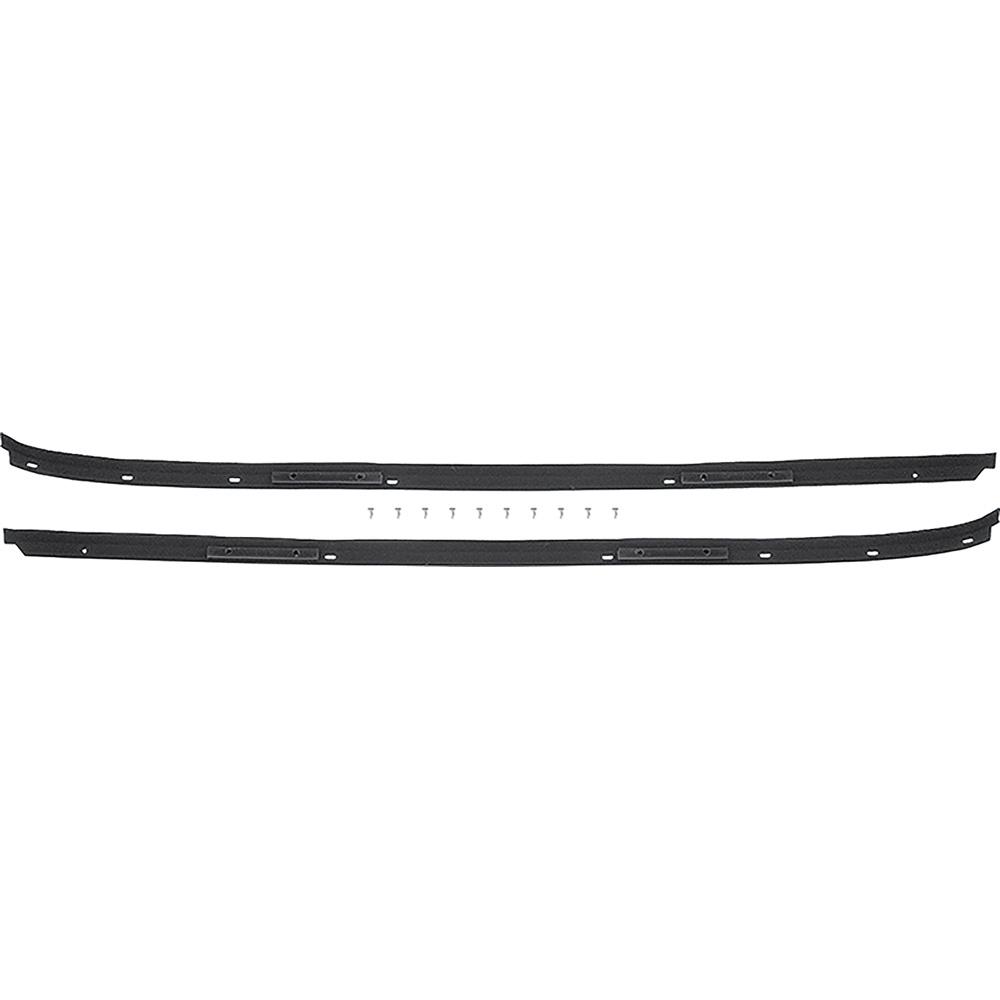 1970-81 Camaro, Firebird Window Felt/Belt Line Weatherstrip Set Replacement Style Outer Only 2-Piece - Brand: Windowfelts® from PUI (For Vehicles with Optional Outer Door Ledge Moldings)