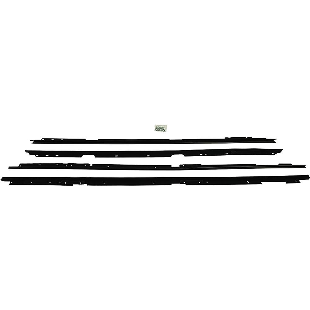 1982-92 Camaro, Firebird Window Felt/Belt Line Weatherstrip Set Replacement Style Inner & Outer 4-Piece - Brand: Windowfelts® from PUI