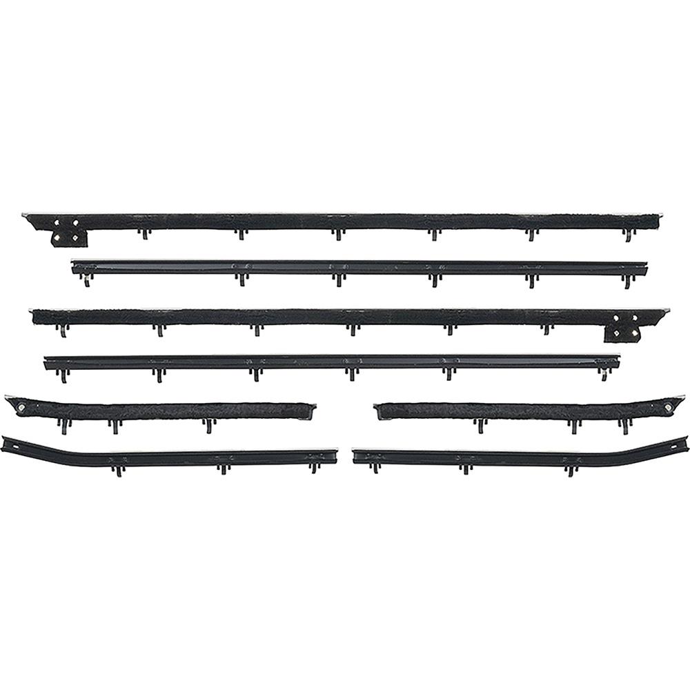 1967 Camaro, Firebird Window Felt/Belt Line Weatherstrip Set Convertible Original Style Inner & Outer 8-Piece - Brand: Windowfelts® from PUI