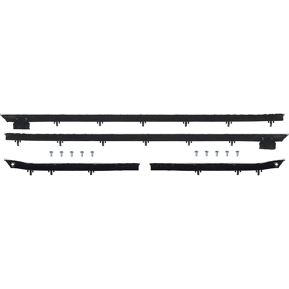 1967 Camaro, Firebird Window Felt/Belt Line Weatherstrip Set Convertible Original Style Outer Only 4-Piece - Brand: Windowfelts® from PUI