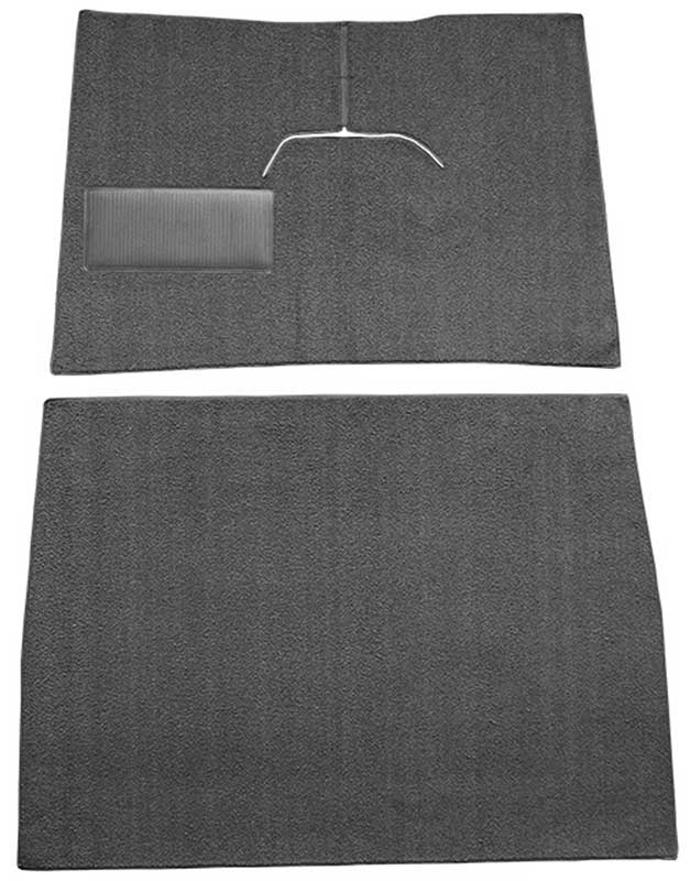 1948-52 Ford F1 w/ Low Tunnel - Cut & Sewn Loop Carpet Set - Charcoal