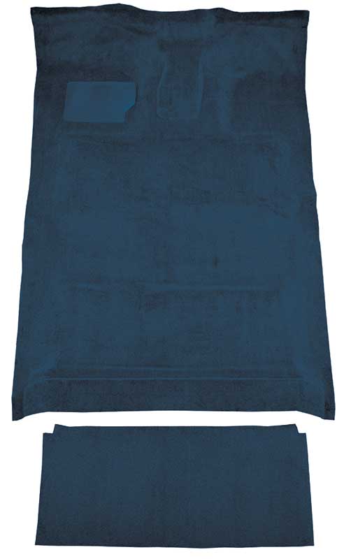 1990-96 Ford F-350 Crew Cab Automatic w/ Electric 4WD & Low Tunnel - Cutpile Carpet Kit - Regatta Blue