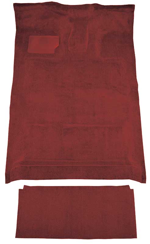 1990-96 Ford F-350 Crew Cab Automatic w/ Electric 4WD & Low Tunnel - Cutpile Carpet Kit - Oxblood