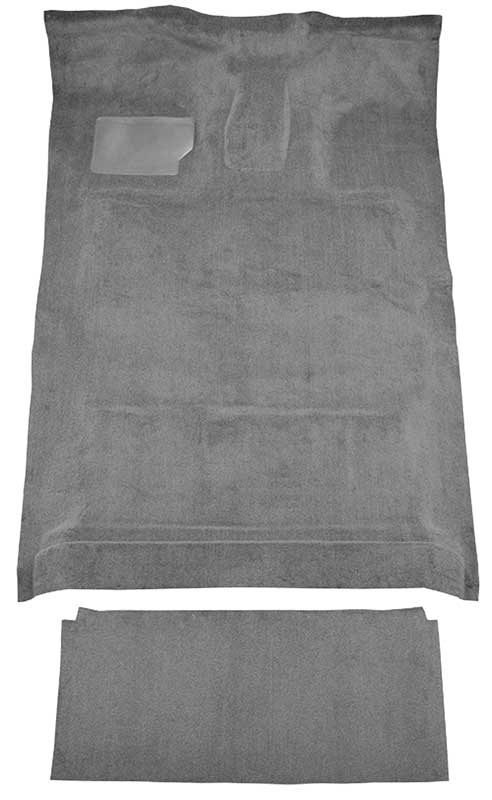 1990-96 Ford F-350 Crew Cab Automatic w/ Electric 4WD & Low Tunnel - Cutpile Carpet Kit - Dark Gray