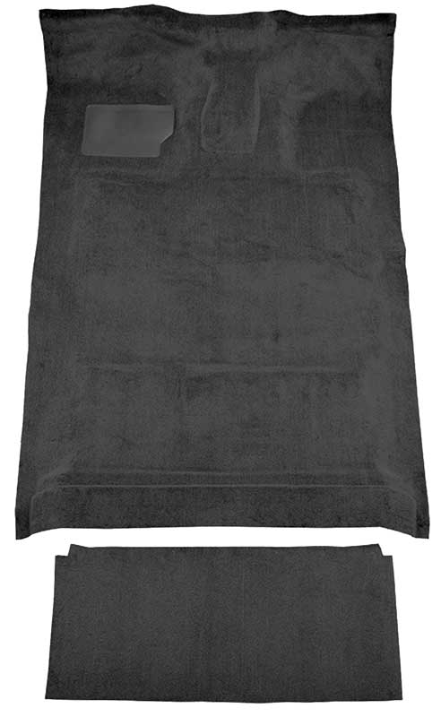 1990-96 Ford F-350 Crew Cab Automatic w/ Electric 4WD & Low Tunnel - Cutpile Carpet Kit - Ebony
