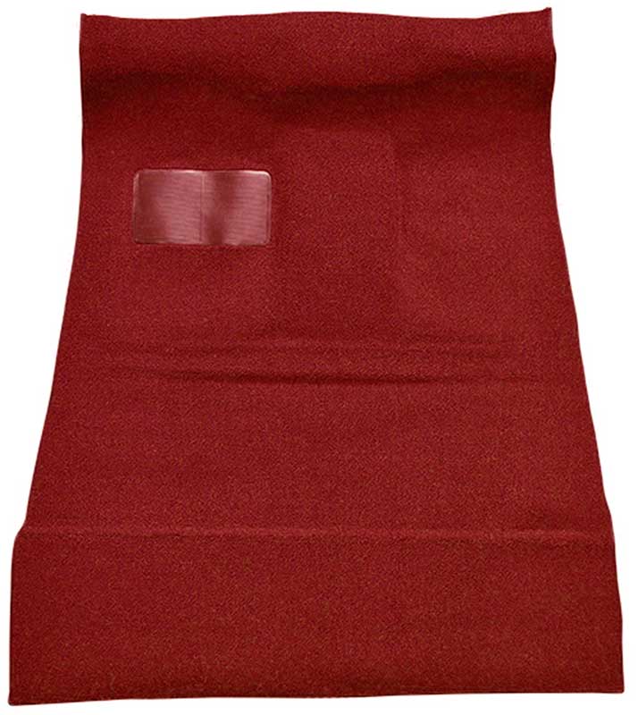 1948-52 Ford F1 w/ Low Tunnel - Molded - Loop Carpet Set - Red