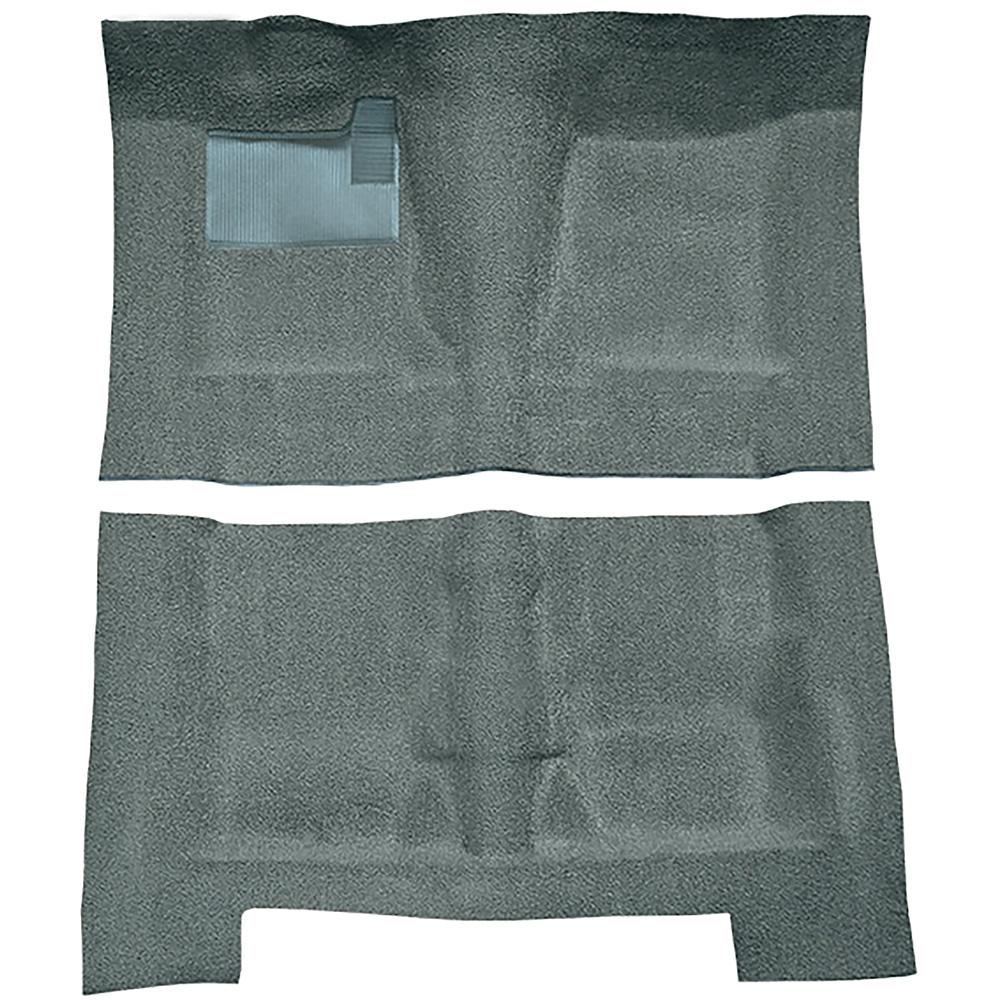 1968-72 Skylark, Chevelle, Cutlass 2 or 4-Door Automatic Complete Molded Carpet Set Loop Teal