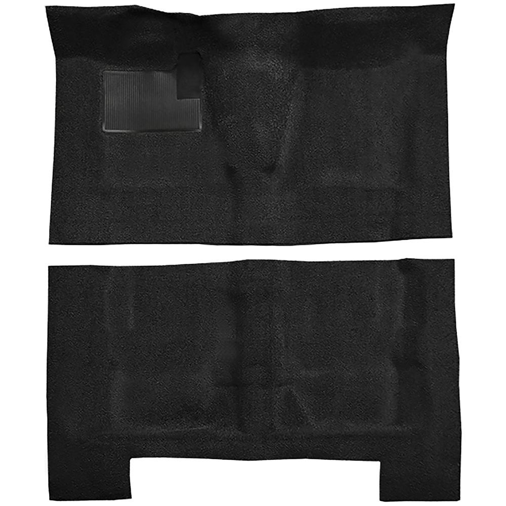 1968-72 Chevelle Concours 4-Door Wagon 4-Speed Complete Molded Carpet Set Loop Black