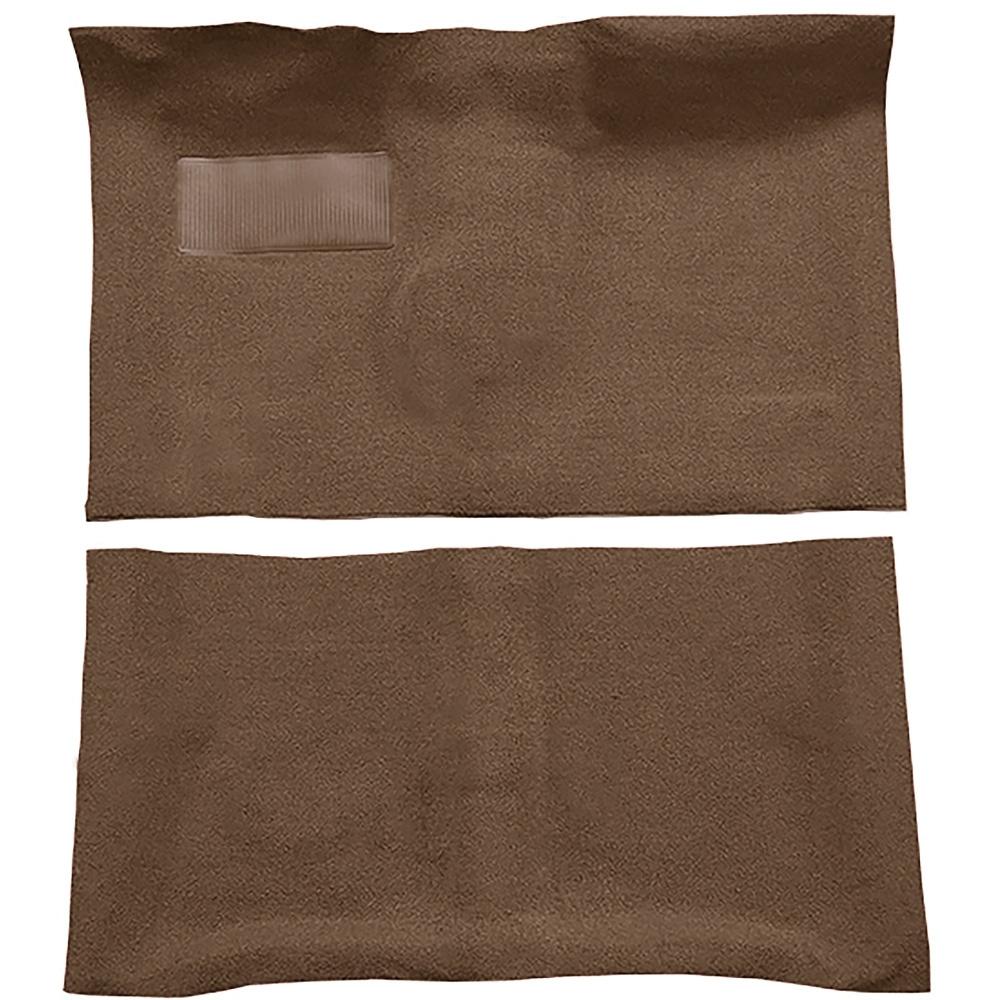 1964-67 Skylark, Chevelle, Cutlass 2-Door 4-Speed w/o Console Complete Molded Carpet Set Loop Saddle