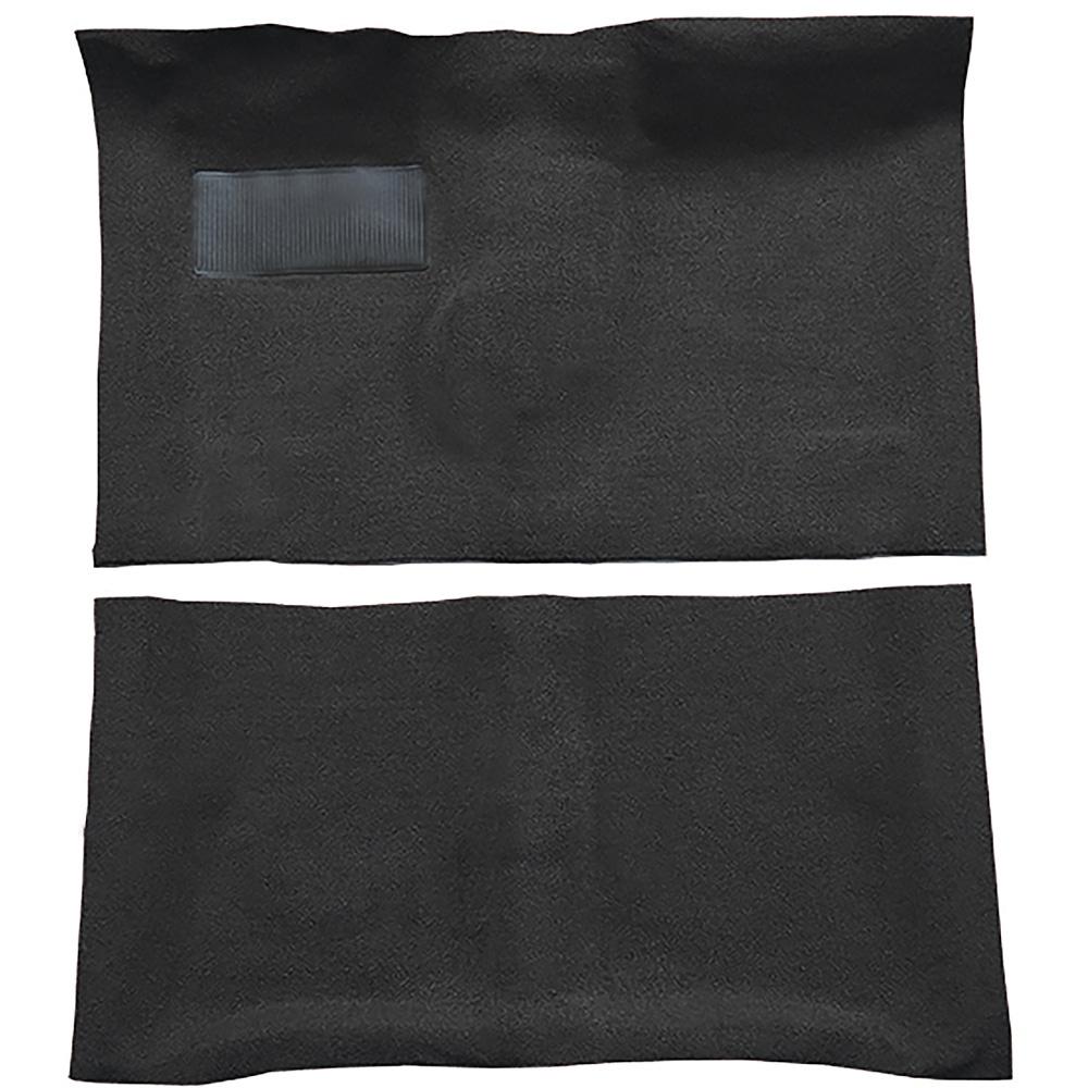 1964-67 Skylark, Chevelle, Cutlass 2-Door 4-Speed w/o Console Complete Molded Carpet Set Loop Charcoal