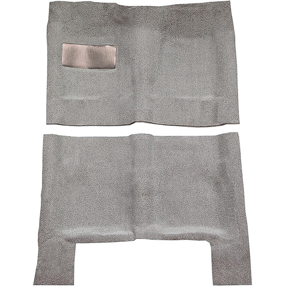 1964-67 Skylark, Chevelle, Cutlass 2 or 4-Door Automatic Complete Molded Carpet Set Loop Silver