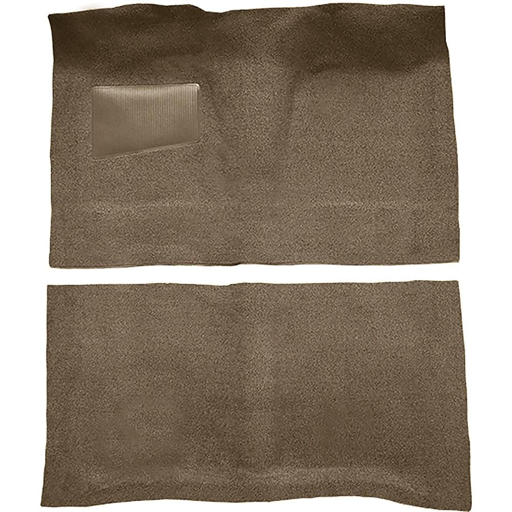 1964-65 Pontiac GTO 2-Door Automatic Complete Molded Carpet Set Loop Medium Saddle