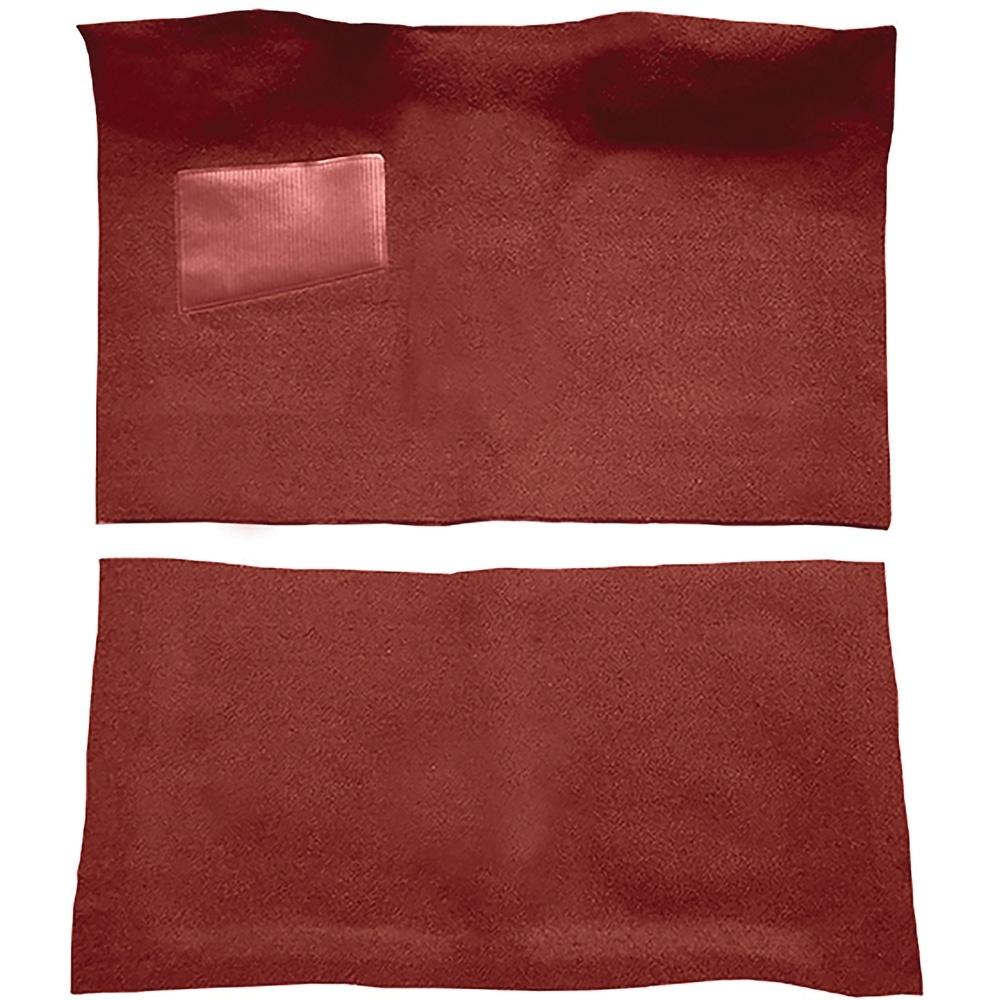 1964-65 Pontiac GTO 2-Door 4-Speed Complete Molded Carpet Set Loop Red