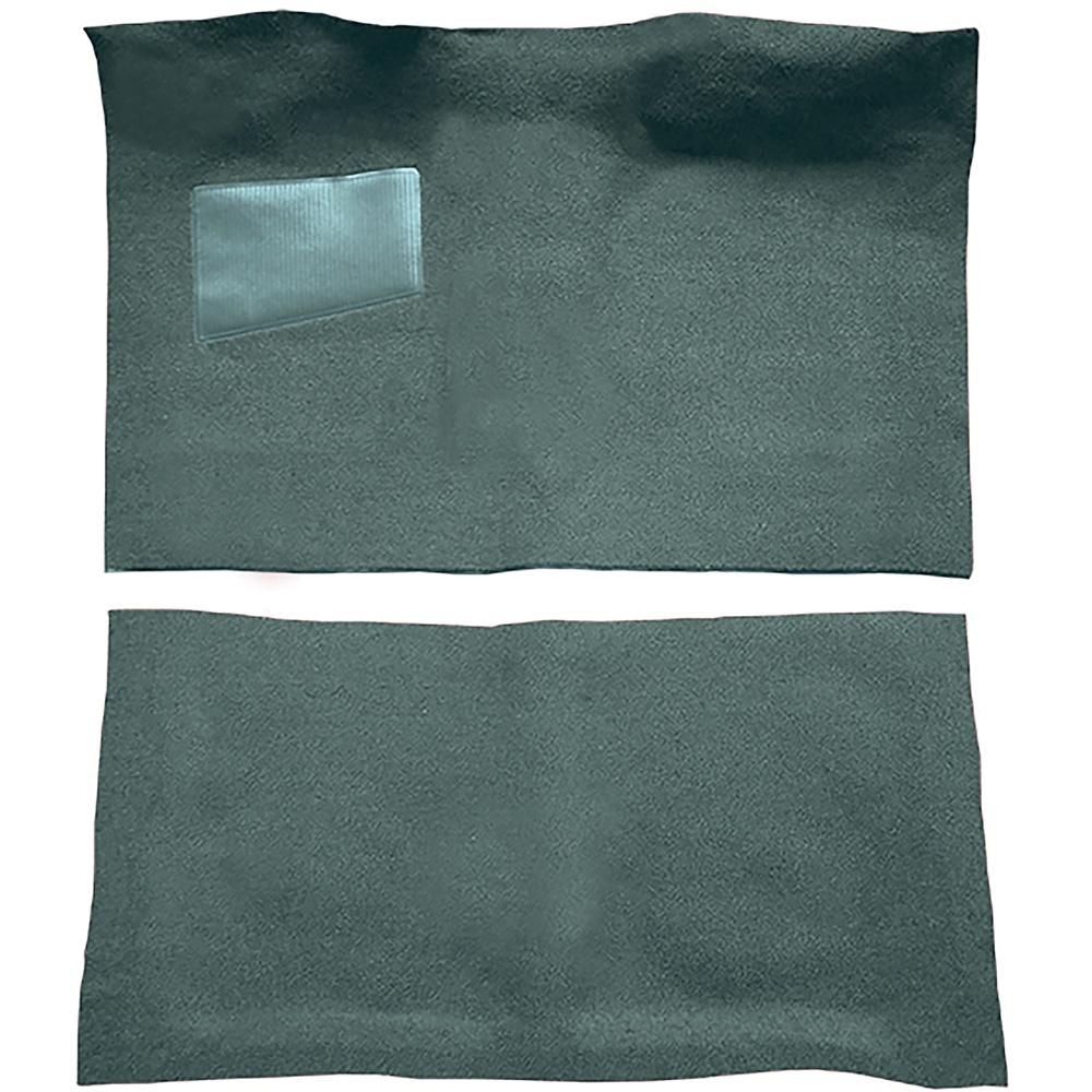 1964-65 Pontiac GTO 2-Door 4-Speed Complete Molded Carpet Set Loop Aqua