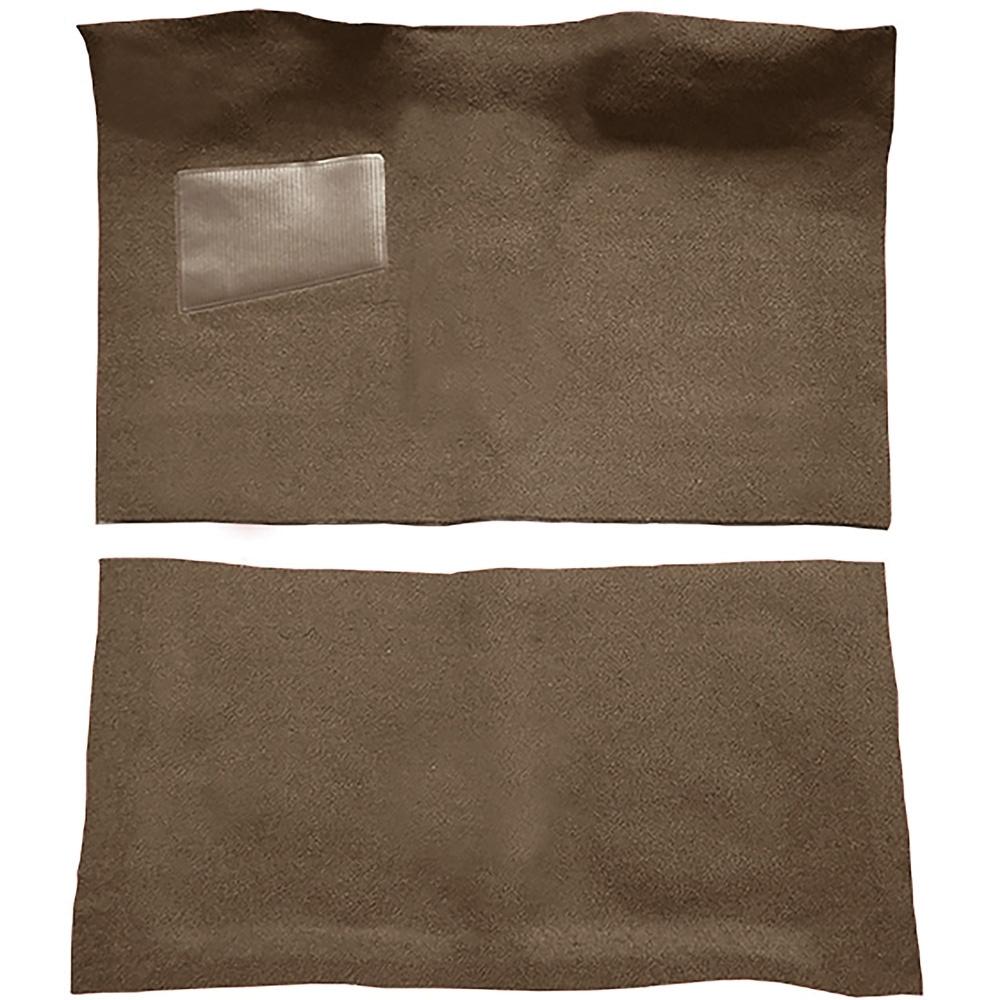 1964-65 Pontiac GTO 2-Door 4-Speed Complete Molded Carpet Set Loop Medium Saddle