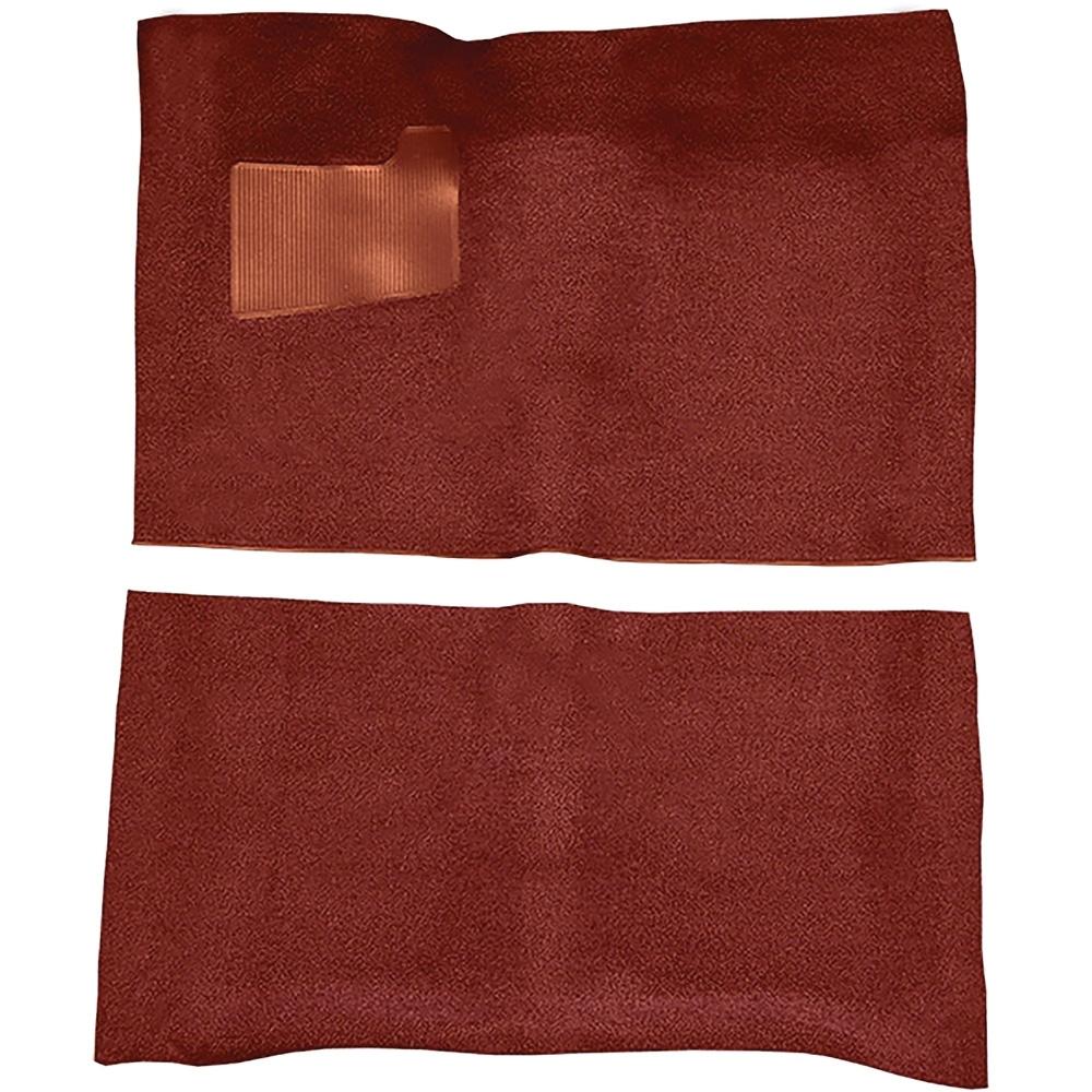 1966-67 Pontiac GTO 2-Door Automatic Complete Molded Carpet Set Loop Red